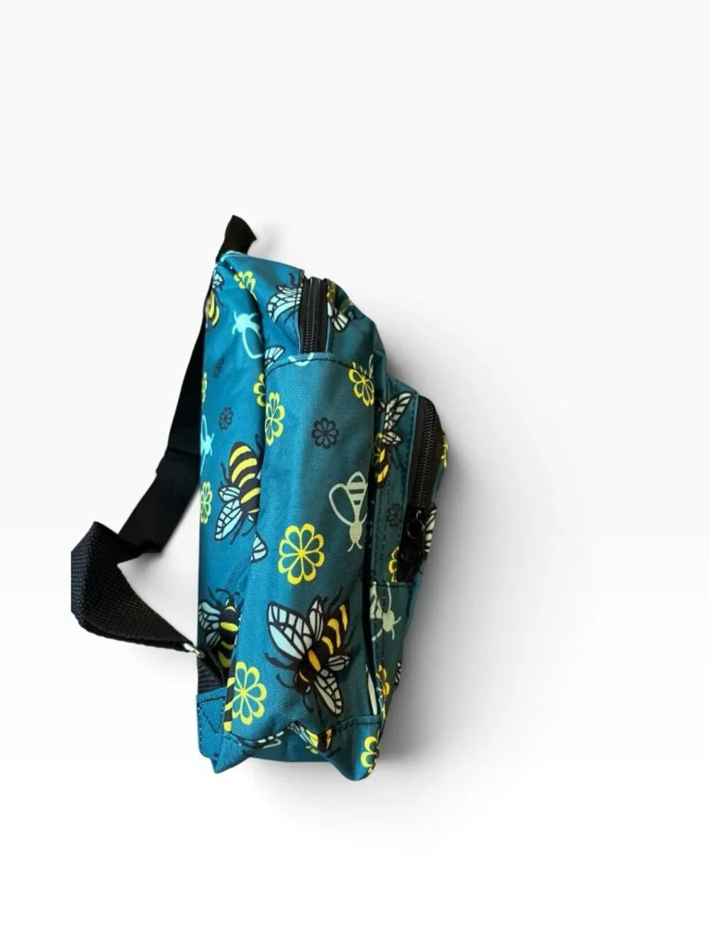 The Dottie Dot Dot Small Green Honey Bee Adjustable Backpack Bag NWT